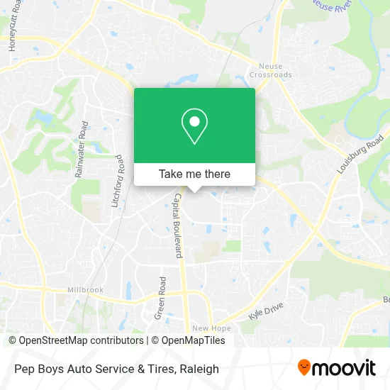 Pep Boys Auto Service & Tires map