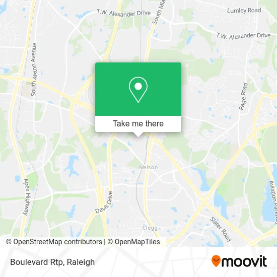 Boulevard Rtp map