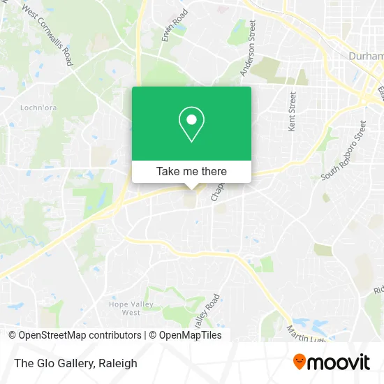 The Glo Gallery map
