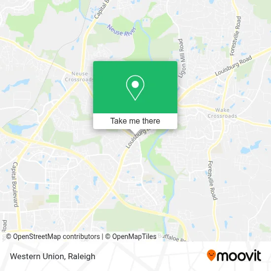 Western Union map