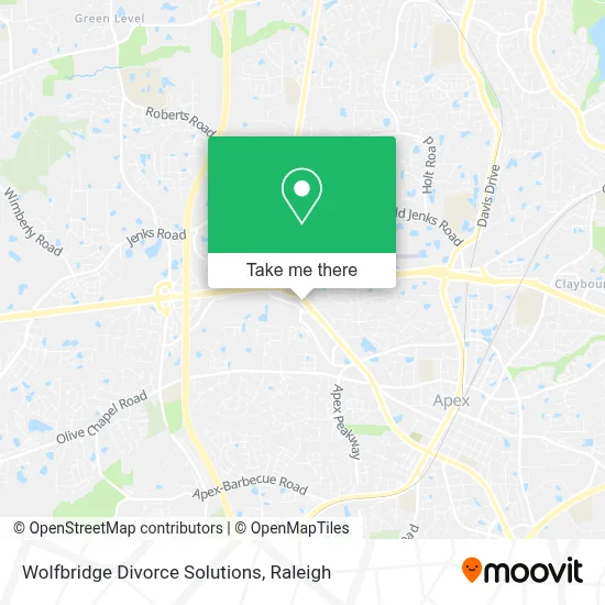 Wolfbridge Divorce Solutions map