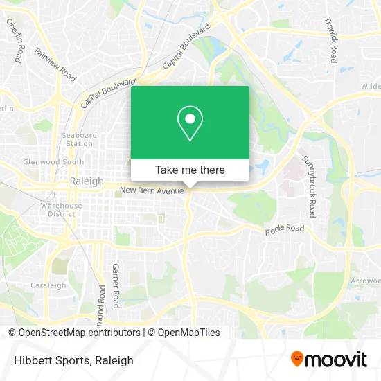 Hibbett Sports map