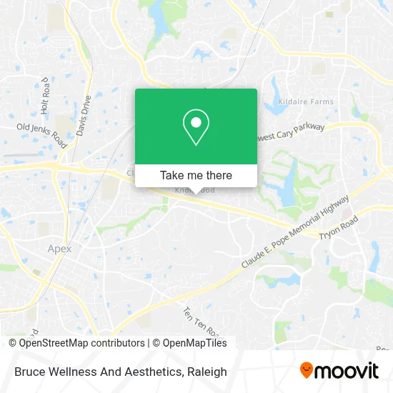 Bruce Wellness And Aesthetics map