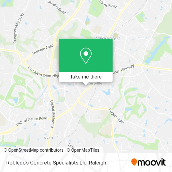 Robledo's Concrete Specialists,Llc map