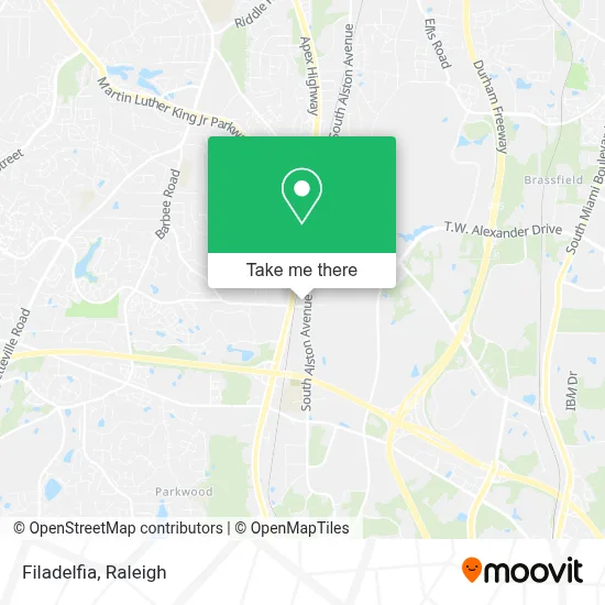 Filadelfia map