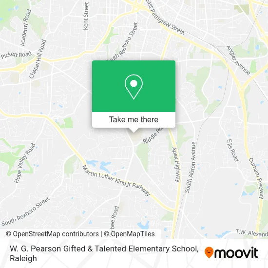W. G. Pearson Gifted & Talented Elementary School map