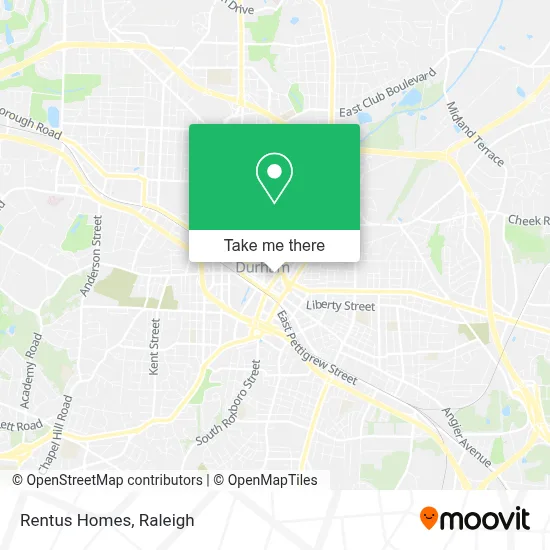 Rentus Homes map