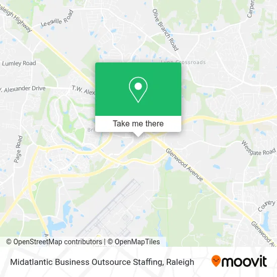 Midatlantic Business Outsource Staffing map