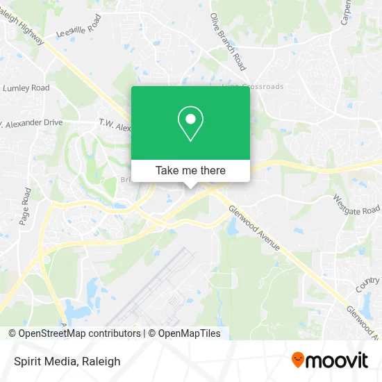 Spirit Media map