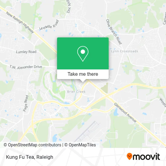 Kung Fu Tea map