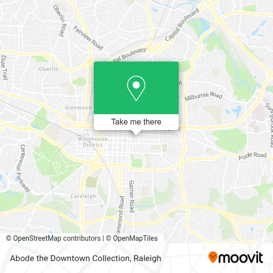 Abode the Downtown Collection map