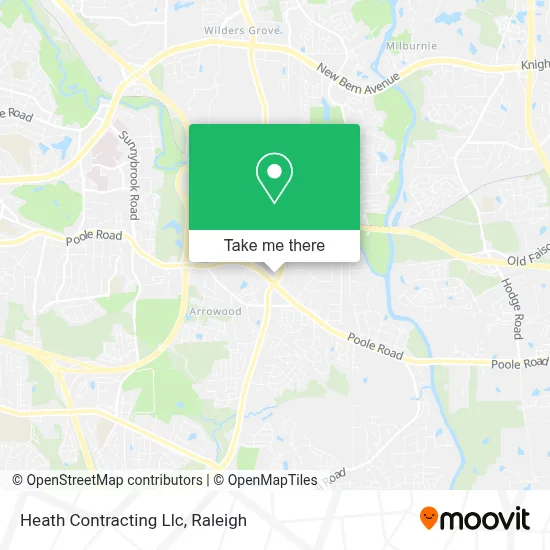 Heath Contracting Llc map