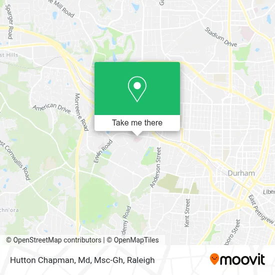 Hutton Chapman, Md, Msc-Gh map