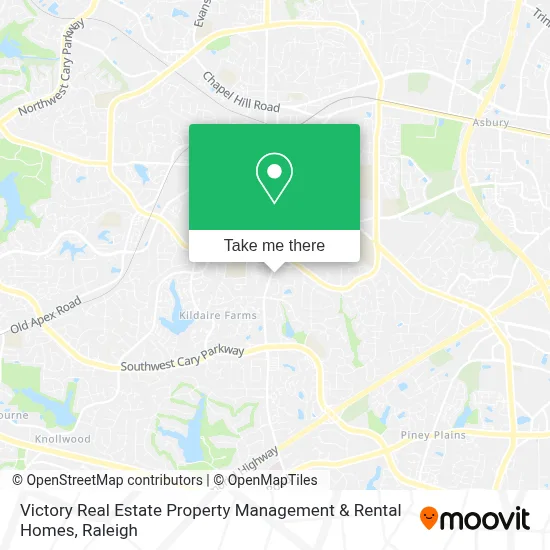 Victory Real Estate Property Management & Rental Homes map