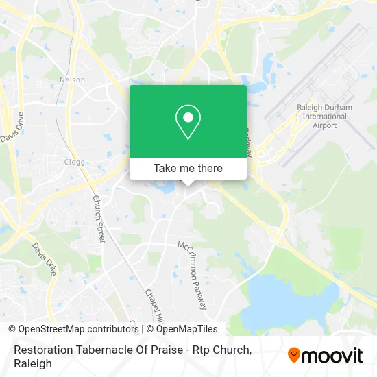 Restoration Tabernacle Of Praise - Rtp Church map