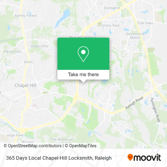 365 Days Local Chapel-Hill Locksmith map