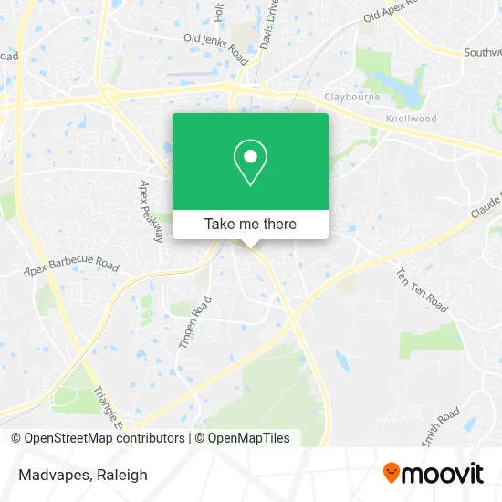 Madvapes map