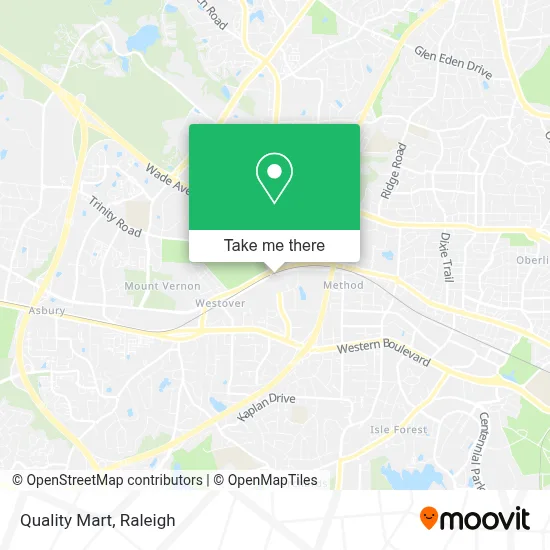 Quality Mart map