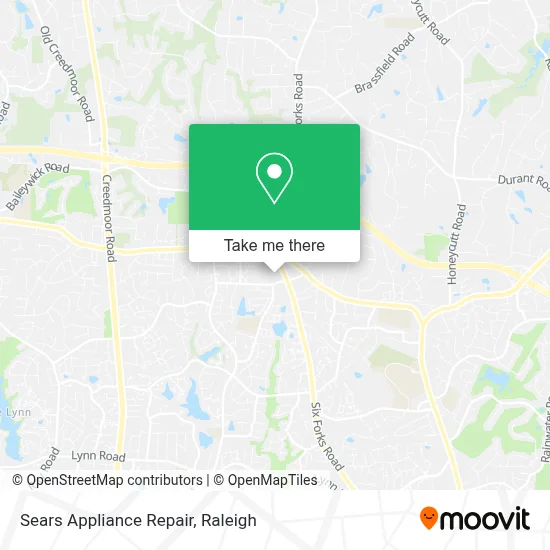 Sears Appliance Repair map