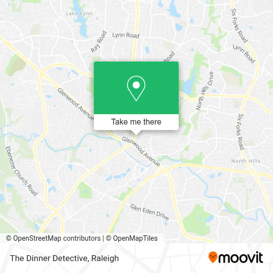 The Dinner Detective map