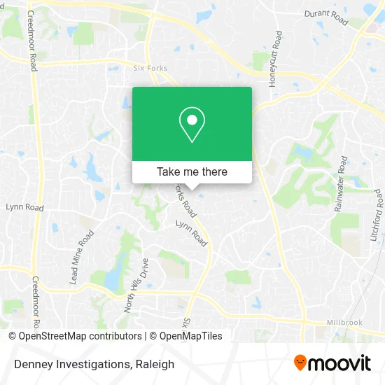 Denney Investigations map