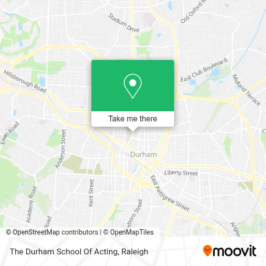The Durham School Of Acting map