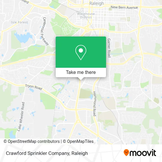 Crawford Sprinkler Company map