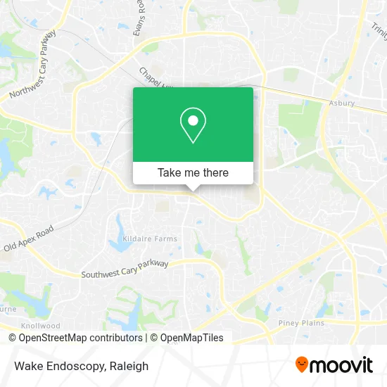 Wake Endoscopy map