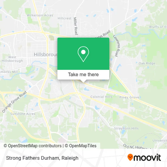 Strong Fathers Durham map