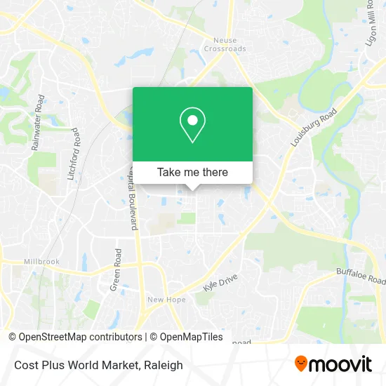 Cost Plus World Market map