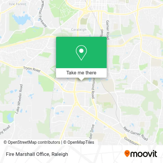 Fire Marshall Office map