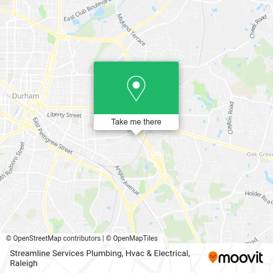 Streamline Services Plumbing, Hvac & Electrical map