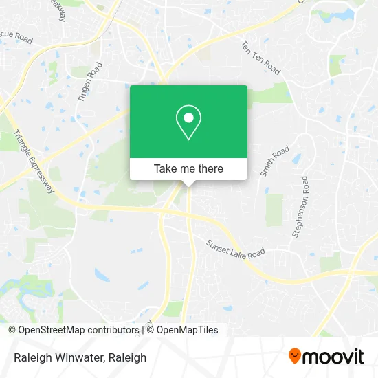 Mapa de Raleigh Winwater