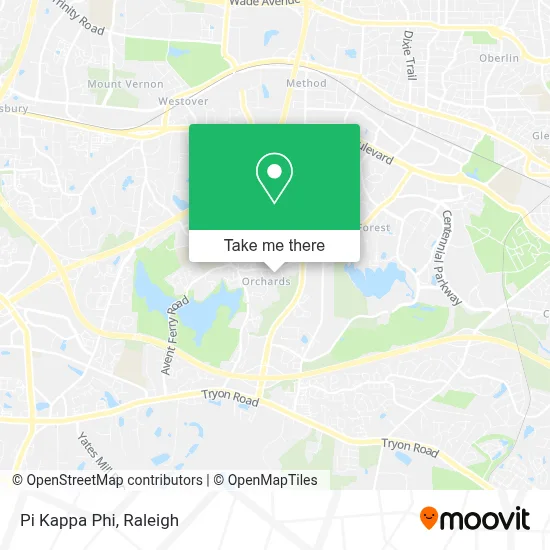 Pi Kappa Phi map