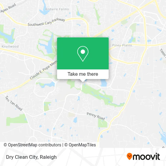 Dry Clean City map