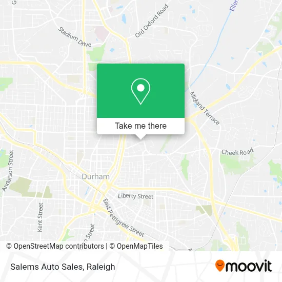 Salems Auto Sales map