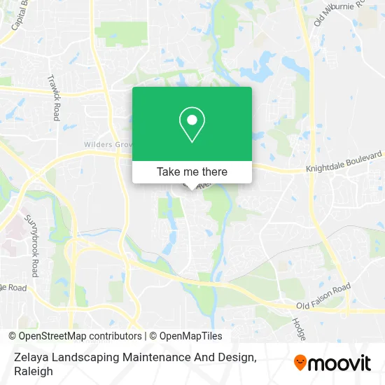 Zelaya Landscaping Maintenance And Design map
