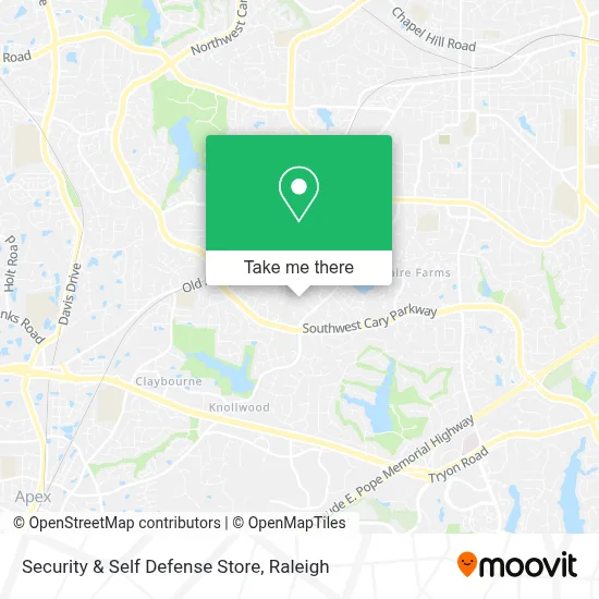 Security & Self Defense Store map