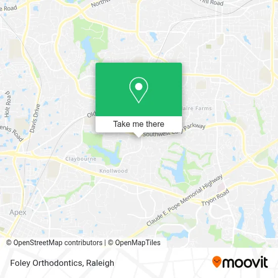 Mapa de Foley Orthodontics