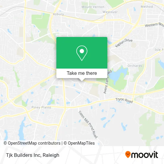 Tjk Builders Inc map