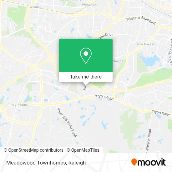 Meadowood Townhomes map