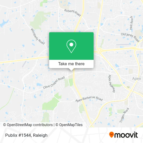 Publix #1544 map
