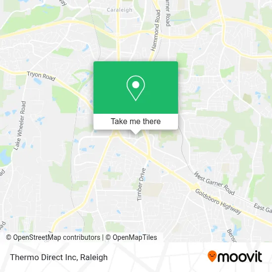 Thermo Direct Inc map