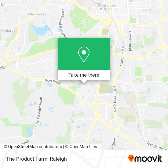 The Product Farm map