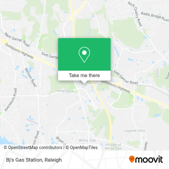 Bj's Gas Station map