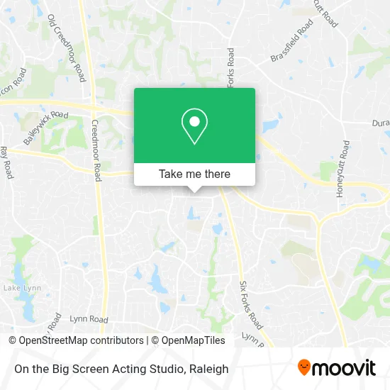 On the Big Screen Acting Studio map