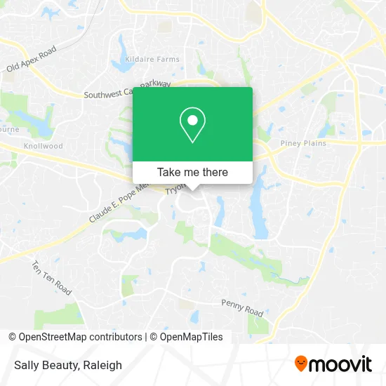 Sally Beauty map