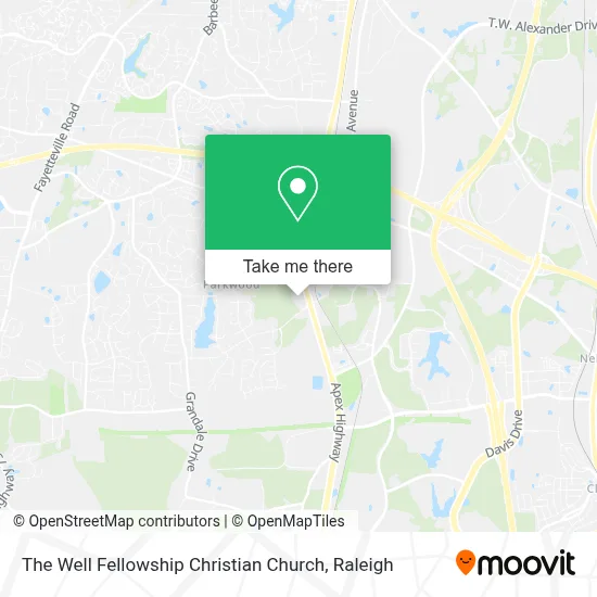 The Well Fellowship Christian Church map