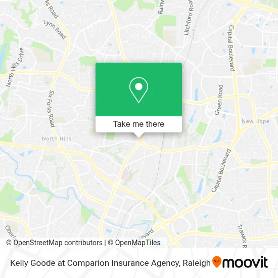 Kelly Goode at Comparion Insurance Agency map