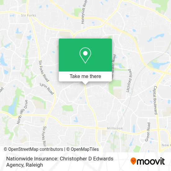 Nationwide Insurance: Christopher D Edwards Agency map